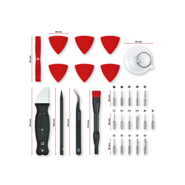 Einhell Hassas Bits Set 28 Parça - 49115020 - Resim 5