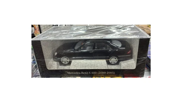 Mercedes Benz S600 V220 Model Araba 2000-2005 1/18 Model Araba ürün görseli 1