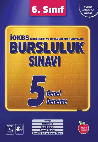 Newton 6.Sınıf Bursluluk Sınavı 5 Genel Deneme ürün görseli 1
