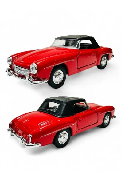 Welly Mercedes Benz 190 SL Kırmızı 1/36 Model Araba ürün görseli 1