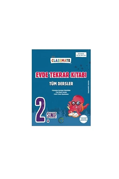 OKYANUS 2. Sınıf Tüm Dersler Evde Tekrar Kitabı ürün görseli 1