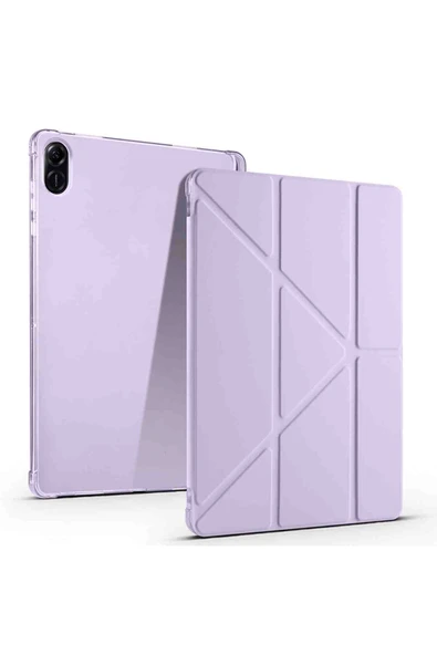Fuchsia Honor Pad GT ile Uyumlu 11.5 inç Kalem Bölmeli Standlı Trifolding Tablet Kılıfı ürün görseli 1