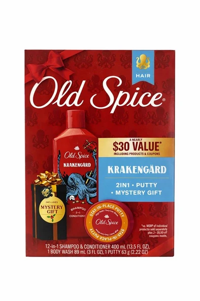 Old Spice Krakengard Shampoo and Conditioner Gift Set ürün görseli 1