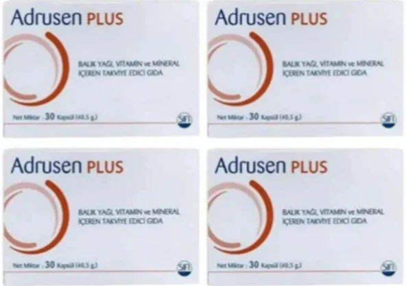 Adrusen Plus 30 Kapsül 4'lü ürün görseli 1