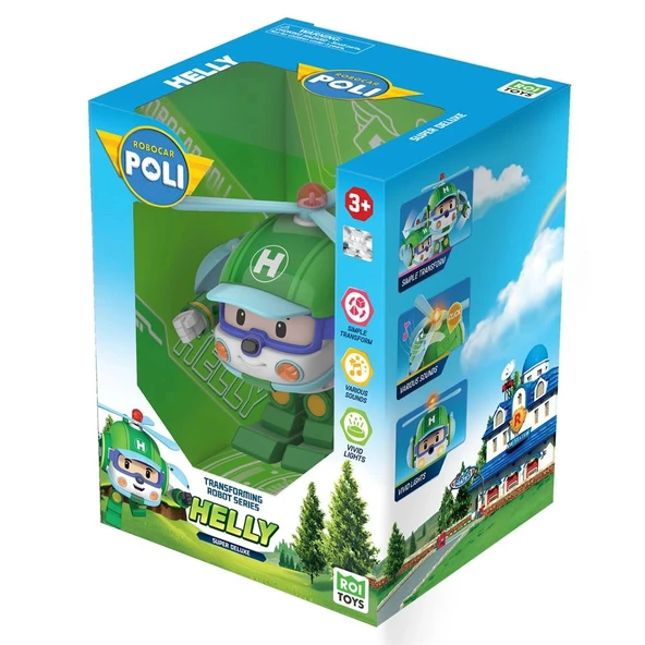 Robocar Poli Büyük Transforming Robot - Helly 0688 - Resim 3