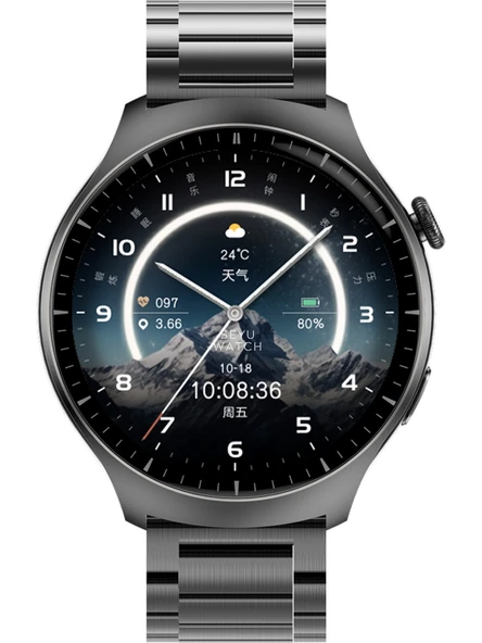 Harvox Watch Hx-4 Pro Akıllı Saat Iphone ve Android Tüm Akıllı Telefonlara Uyumlu 46 mm Siyah ürün görseli 1