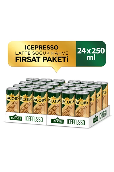 Jacobs Icepresso Latte Soğuk Kahve 250 ml x 24 Adet ürün görseli 1