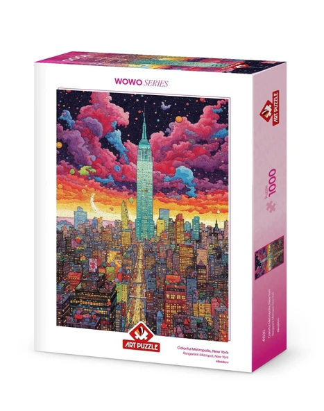 Art Puzzle Rengarenk Metropol New York 1000 Parça 41030 ürün görseli 1