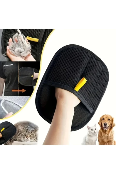 Kedi Köpek Kıyafet Koltuk Tüy,Toz,Tiftik Toplama Eldiven Yıkanabilir Tüy Temizleme ürün görseli 1