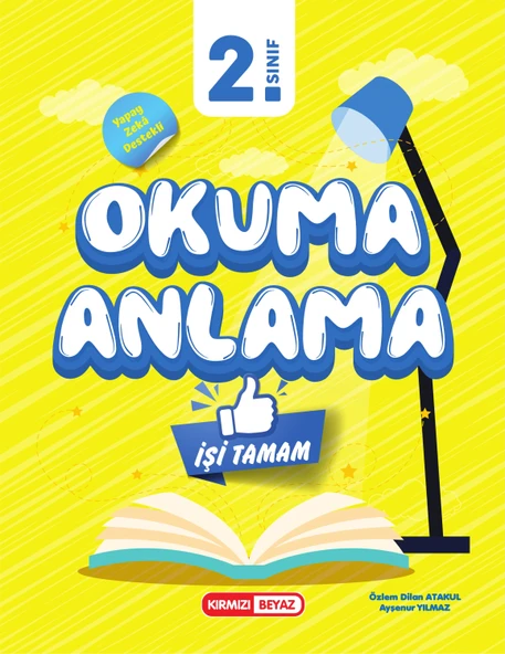 Kırmızı Beyaz 2.Sınıf Okuma Anlama İşi Tamam Yeni ürün görseli 1
