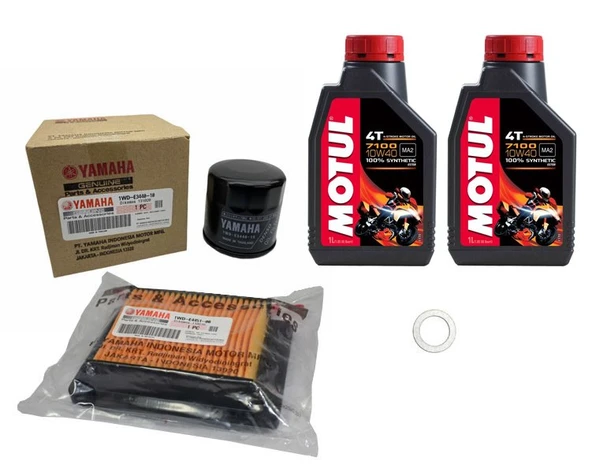 Yamaha YZF R25 2019 Orjinal Bakım Seti (Motul 7100) ürün görseli 1