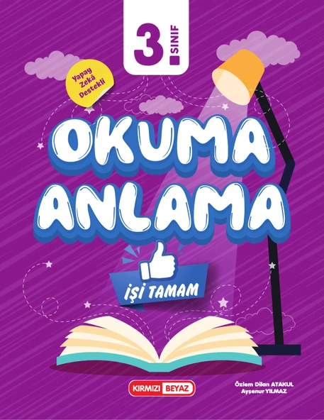 Kırmızı Beyaz 3.Sınıf Okuma Anlama İşi Tamam Yeni ürün görseli 1