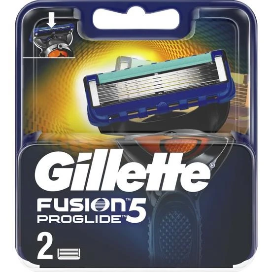 Gillette Fusion Proglide Yedek Tıraş Bıçağı 2'li ürün görseli 1