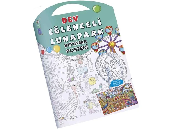 Dev Boyama Posteri (Eğlenceli Ejderhalar-Lunapark) - Resim 6