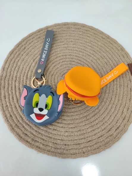 Tom ve Jery Figürlü 8 cm Anahtarlık ürün görseli 1