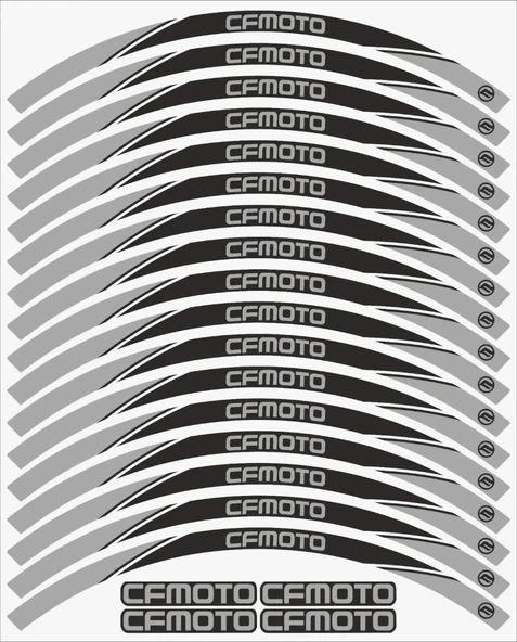 CF MOTO 150 NK Jant Şeridi Gri ürün görseli 1