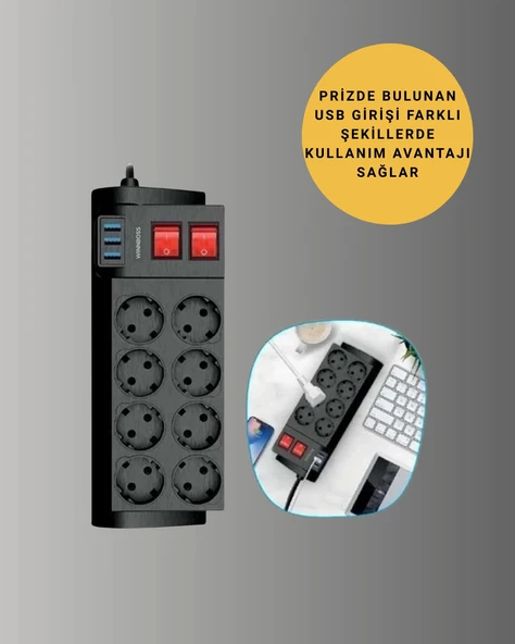 8Lİ PRİZ - Resim 2