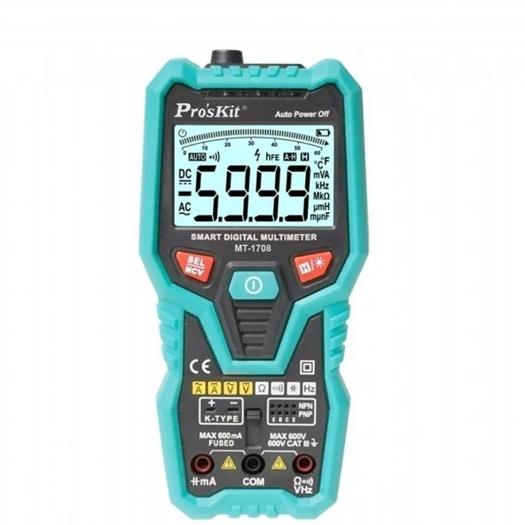 Proskit MT-1708 Akıllı Dijital Multimetre Proskit ürün görseli 1