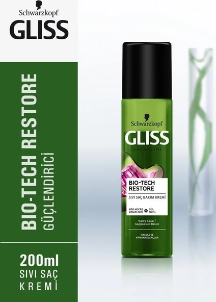 Gliss Schwarzkopf Gliss Bio-Tech Sıvı Saç Bakım Kremi 200 ML ürün görseli 1