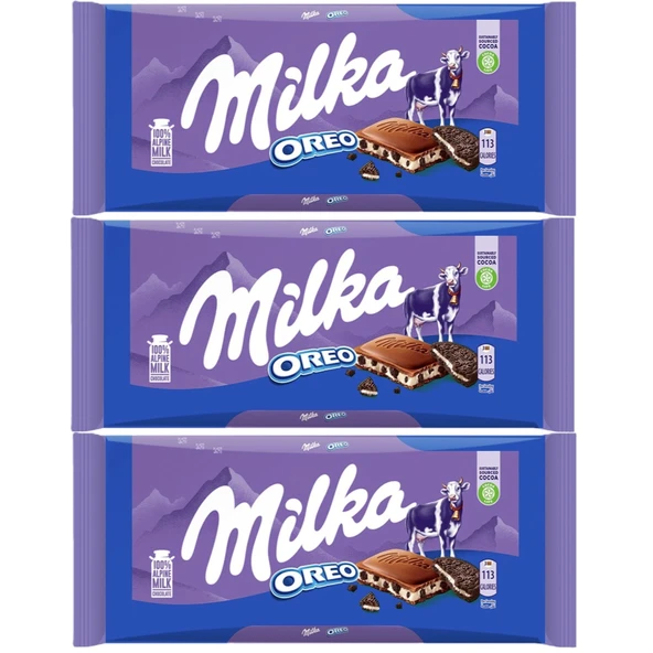 Milka Oreolu Çikolata 100 gr x 3 Adet ürün görseli 1