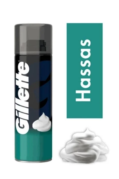 Gillette Hassas Tıraş Köpüğü 200 ml ürün görseli 1