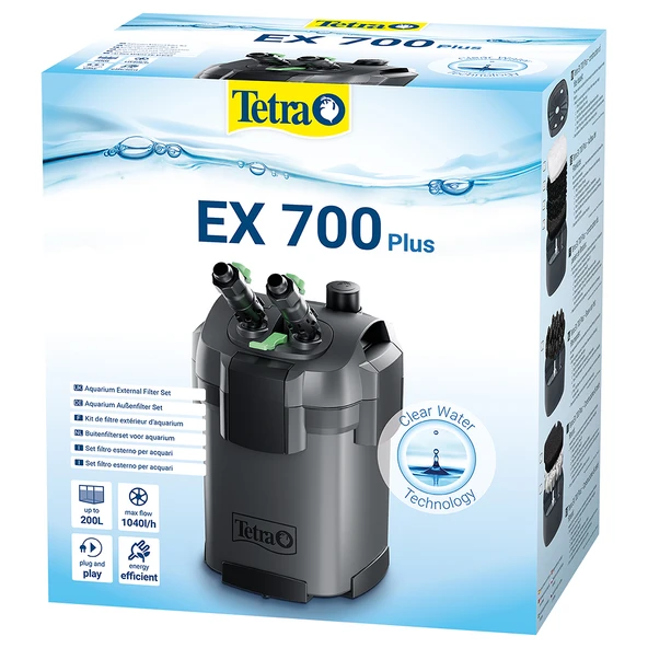Tetra EX700 Plus Tam Takım Dış Filtre 200 Litreye Kadar Akvaryumlar İçin ürün görseli 1