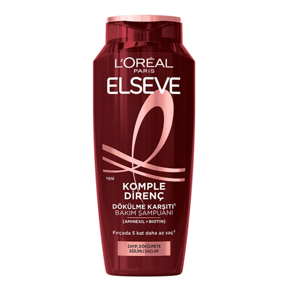 Elseve Komple Direnç Dökülme Karşıtı Bakım Şampuanı 300 Ml 4 ADET ürün görseli 1