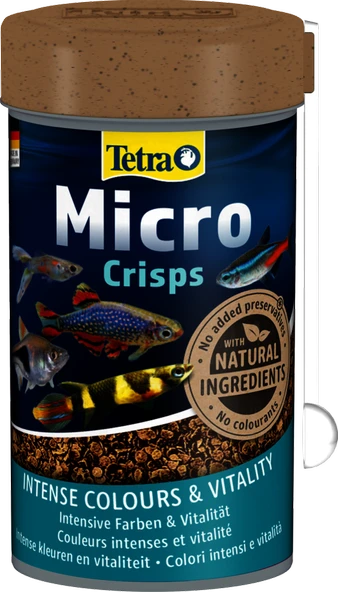 Tetra Micro Crisps Tropilal Balık Güçlü Renk ve Bağışıklık Yemi - 100ML ürün görseli 1