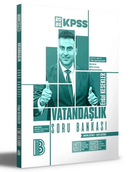 Benim Hocam Kpss Vatandaşlık Soru Bankası ürün görseli 1