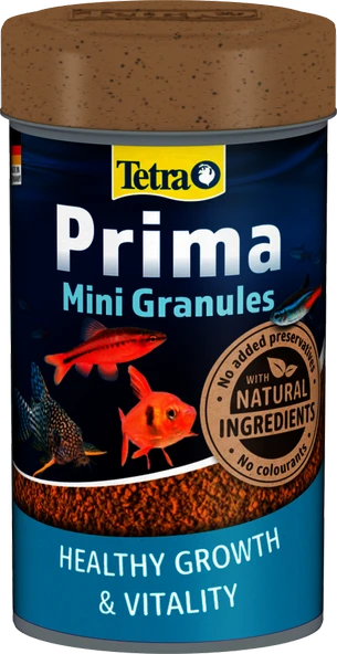 Tetra Prima Mini Granules - 100ML Orta ve Dip Seviye Granül Yem ürün görseli 1