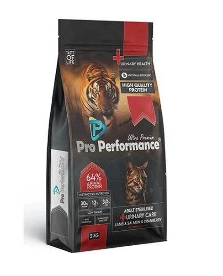 Pro Performance Ultra Premium Kısırlaştırılmış Kuzu ve Somonlu Yetişkin Kedi Maması 2 KG ürün görseli 1