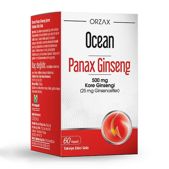 Ocean Panax Ginseng 500 Mg 60 Kapsül ürün görseli 1