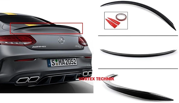 MERCEDES - W205 2014 - BAGAJ SPOYLERİ (C63 COUPE EDITION) W205 2014- ürün görseli 1