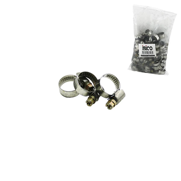 50 ADET 13-19MM METAL HORTUM KELEPÇE TORK AYARLI - AYARLANABİLİR KLİPS (2818) ürün görseli 1