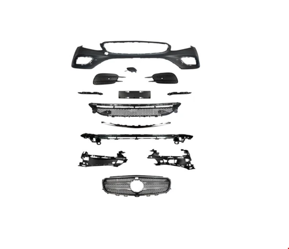 MERCEDES - W213 2016 - ÖN TAMPON SET ( AMG  PANJURLU ) W213 2016- ürün görseli 1