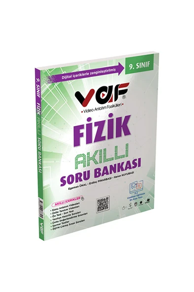 ÇAP VAF 9 FİZİK AKILLI SORU BANKASI ürün görseli 1