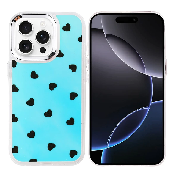 iPhone 16 Pro Max Kılıf Airbag Desenli Tasarım Eye-Catching Pattern Lüx Kapak ürün görseli 1