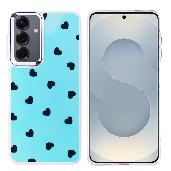 Galaxy S24 Kılıf Airbag Desenli Tasarım Eye-Catching Pattern Lüx Kapak ürün görseli 1