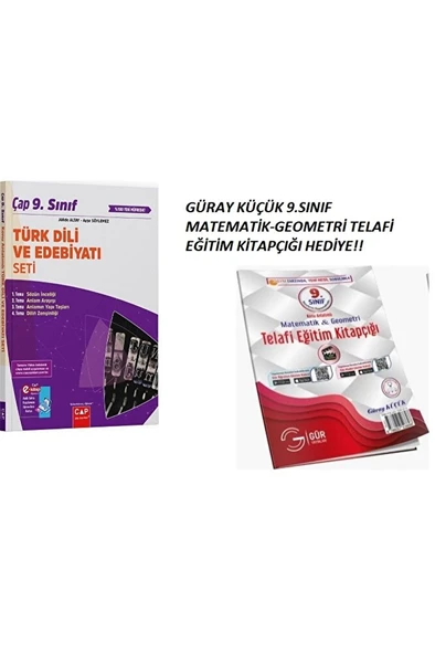 ÇAP 9 TÜRK DİLİ VE EDEBİYATI FASİKÜL SET 2025(TELAFİ EĞİTİM KİTAPÇIĞI HEDİYELİ) ürün görseli 1
