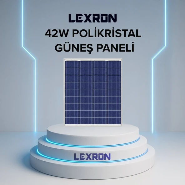 Lexron 42W Polikristal Güneş Paneli ürün görseli 1