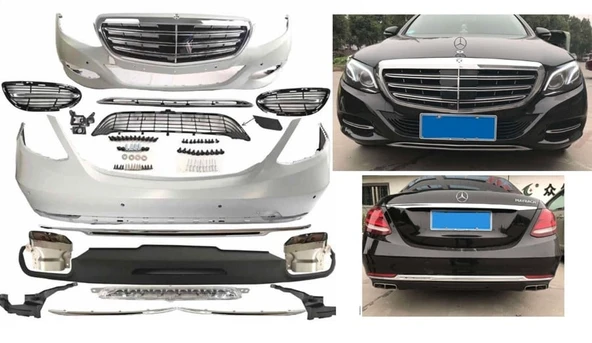 MERCEDES - W213 2016 - ÖN-ARKA MAYBACH BODYKİT (ESKİ TİP) W213 2016- ürün görseli 1