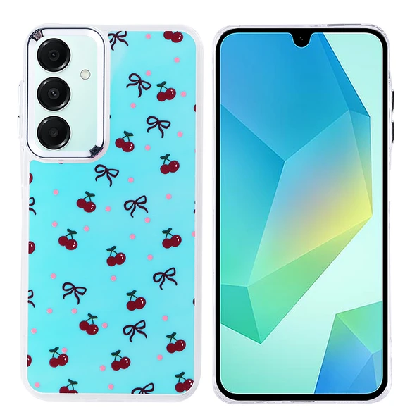 Galaxy A16 Kılıf Airbag Desenli Tasarım Eye-Catching Pattern Lüx Kapak ürün görseli 1