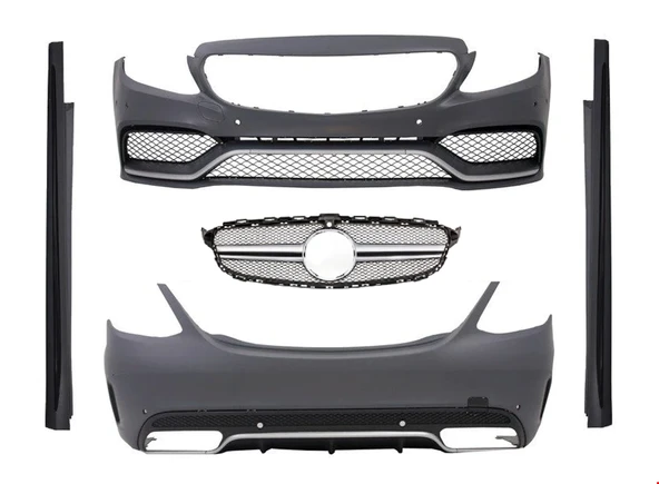 MERCEDES - W205 2014 - C63 BODY KIT KOMPLE (ÖN-ARKA-YAN) W205 2014- ürün görseli 1