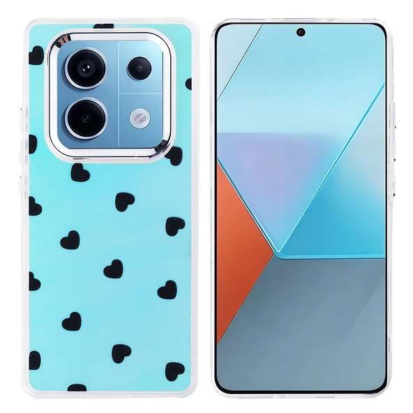 Xiaomi Poco X7 Kılıf Airbag Desenli Tasarım Eye-Catching Pattern Lüx Kapak ürün görseli 1