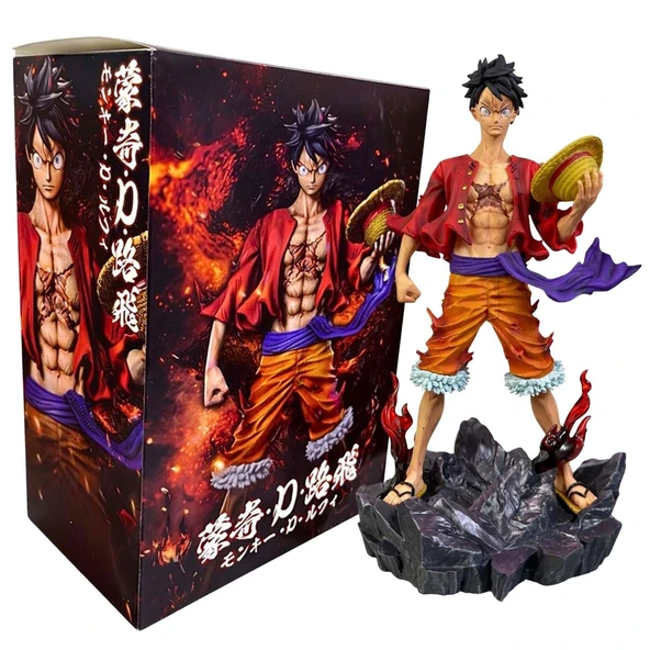 Anime One Piece Luffy Figürü 24 Cm Alk5258 - Resim 2