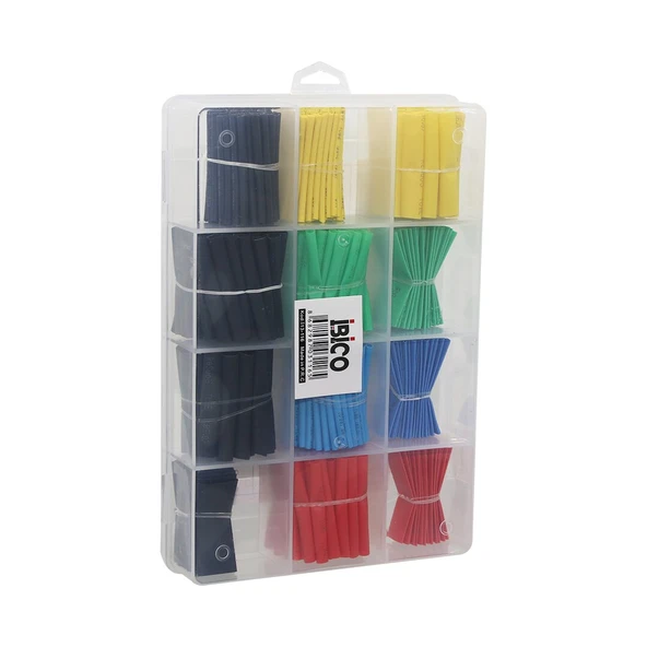 530PCS MAKARON KABLO TAMİR SETİ ISIYLA BÜZÜŞMELİ DARALAN HORTUM (5250) ürün görseli 1