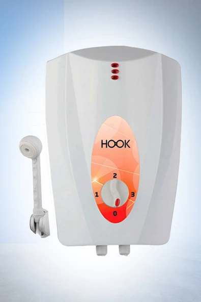 HOOK Banyo Şofbeni Elektrikli Ani Su Isıtıcı Sprıng - Resim 3