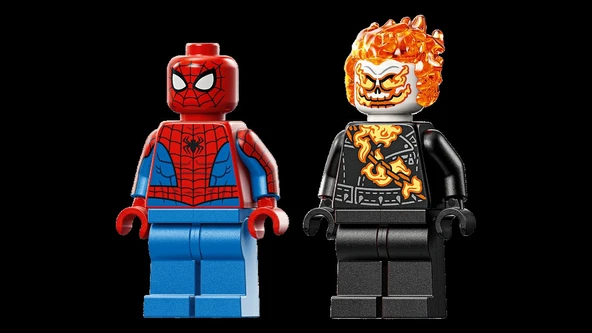 Lego Marvel Spider-Man vs. Ghost Rider Motorcycle 76335 - Resim 3