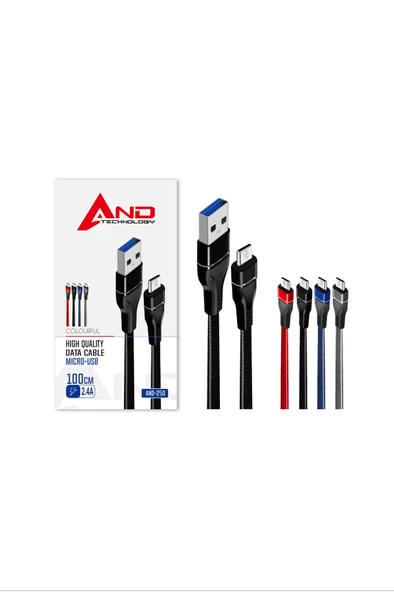 Mikro Usb Data Kablosu Samsung 2.4A Royaleks-AND-250 ürün görseli 1