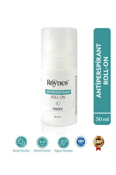 ROYUES Beyazlatıcı Etkili Roll-On - 48 Saat etkili Ter Kokusu Önleyici Unisex Deodorant ürün görseli 1